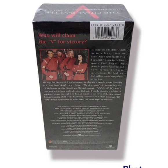 V The Final Battle VHS Movie - 3 Tapes - 1995 Warner Video - New Sealed! - Picture 3 of 5